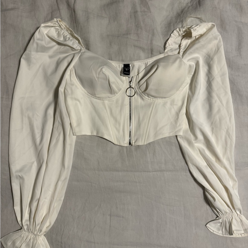 Windsor Balloon Sleeve Corset Top